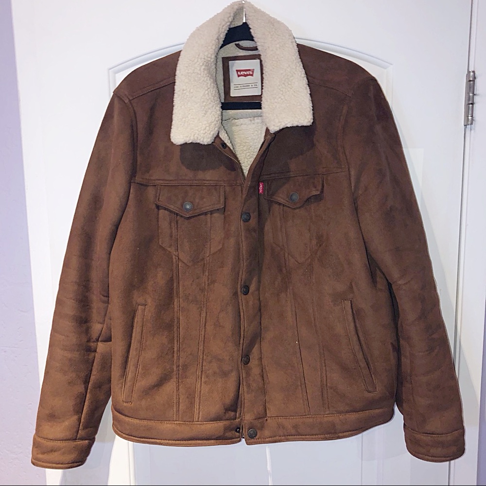 Levi’s Suede Sherpa Jacket
